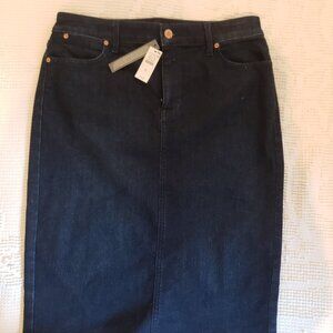 Talbot's denim skirt, NWT, size 8